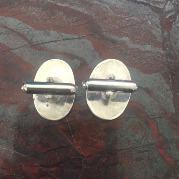 Sterling silver cuff links - Picture 2 of 2